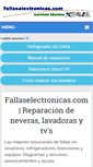 Mobile Screenshot of fallaselectronicas.com