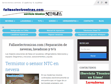 Tablet Screenshot of fallaselectronicas.com